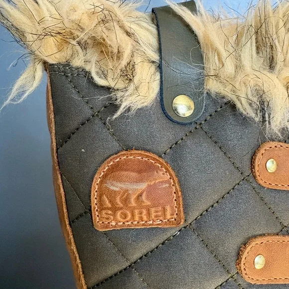 Sorel Women's TOFINO CVS DARK OLIVE Winter Boots - Picture 3 of 8